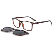 Carica l&#39;immagine nel visualizzatore di Gallery, 54321 Occhiali da sole polarizzati rettangolari retrò Clip magnetica Anti luce blu Montature per occhiali Uomo Donna Occhiali multiuso 