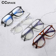 Load image into Gallery viewer, 54322 Big Frame Anti Blue Light Glasses Frames Men Women Square TR90 Computer Eyeglasses