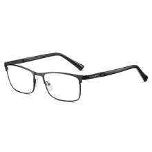 Load image into Gallery viewer, 54323 Retro Anti Blue Light Reading Glasses Men Metal Square Computer Eyeglasses Presbyopia Lenses