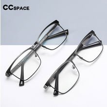 Load image into Gallery viewer, 54323 Retro Anti Blue Light Reading Glasses Men Metal Square Computer Eyeglasses Presbyopia Lenses