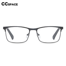 Load image into Gallery viewer, 54323 Retro Anti Blue Light Reading Glasses Men Metal Square Computer Eyeglasses Presbyopia Lenses