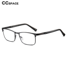 Load image into Gallery viewer, 54323 Retro Anti Blue Light Reading Glasses Men Metal Square Computer Eyeglasses Presbyopia Lenses