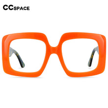 Load image into Gallery viewer, 54324 Retro Oversized Square Acetate Big Frame Pattern Legs Glasses Frames Women Reading Glasses
