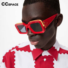 Load image into Gallery viewer, 54333 Rectangle Brand Sunglasses Big Frame Trendy Street Shooting Man&#39;s Women&#39;s Glasses