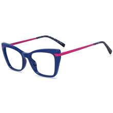 Load image into Gallery viewer, 54335 Tr90 Cat Eye Anti Blue Light Ladies Eyewear Frame Vintage Women's Working Computer Glasses