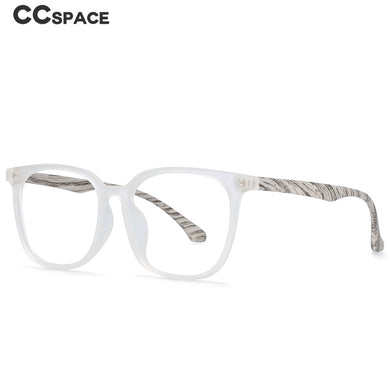 54337 Big Frame Square Ultralight Glasses Frames Wood Grain Legs Men Women Computer Eyeglasses