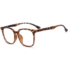 Load image into Gallery viewer, 54337 Big Frame Square Ultralight Glasses Frames Wood Grain Legs Men Women Computer Eyeglasses