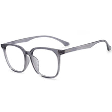 Load image into Gallery viewer, 54337 Big Frame Square Ultralight Glasses Frames Wood Grain Legs Men Women Computer Eyeglasses