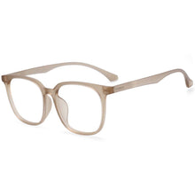 Load image into Gallery viewer, 54337 Big Frame Square Ultralight Glasses Frames Wood Grain Legs Men Women Computer Eyeglasses