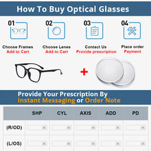 Load image into Gallery viewer, 54337 Big Frame Square Ultralight Glasses Frames Wood Grain Legs Men Women Computer Eyeglasses