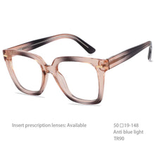 Load image into Gallery viewer, 54341 Ladies Anti-Blue-Ray Rainbow Glasses Frames Women Colorful Eyeglasses