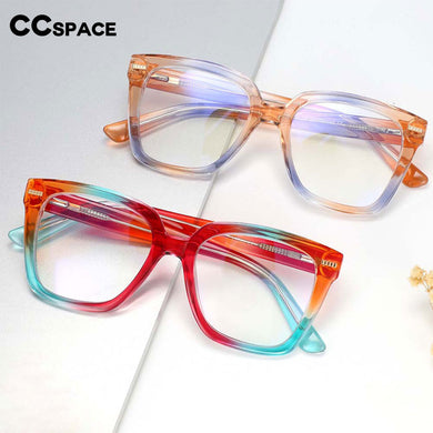 54341 Ladies Anti-Blue-Ray Rainbow Glasses Frames Women Colorful Eyeglasses