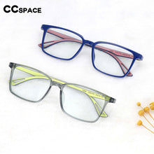 Load image into Gallery viewer, 54368 Plastic Titanium Computer Eyeglasses Anti Blue Light Glasses Frames Student Square Glasses
