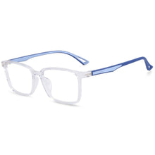 Load image into Gallery viewer, 54368 Plastic Titanium Computer Eyeglasses Anti Blue Light Glasses Frames Student Square Glasses