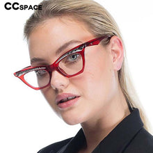 Load image into Gallery viewer, 54373 Retro Brand Cat Eye Anti Blue Light Glasses Frames Women Wheat Ears Decorate Computer Eyeglasses