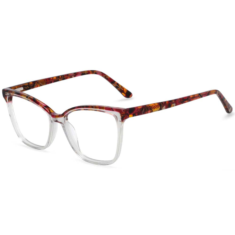 54374 Retro Acetate Optical Glasses Frames Men Women High-Grade Prescription Glasses Frame
