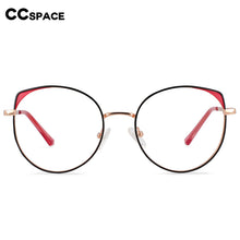 Load image into Gallery viewer, 54376 Retro Round Optical Frame Anti Blue Glasses Frames Women Computer Eyeglasses
