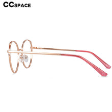 Load image into Gallery viewer, 54376 Retro Round Optical Frame Anti Blue Glasses Frames Women Computer Eyeglasses