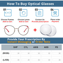 Load image into Gallery viewer, 54376 Retro Round Optical Frame Anti Blue Glasses Frames Women Computer Eyeglasses