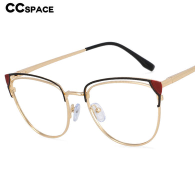 54377 Retro Anti Blue Optical Metal Glasses Frames Women Zero Glasses Computer Eyeglasses