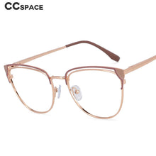 Load image into Gallery viewer, 54377 Retro Anti Blue Optical Metal Glasses Frames Women Zero Glasses Computer Eyeglasses