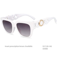 Load image into Gallery viewer, 54379 Big Frame Brand Sunglasses Women Shades Uv400 Vintage Glasses