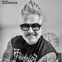 Load image into Gallery viewer, 54381 Square Big Frame Anti Blue Light Leopard Glasses Frames Men Women Computer Eyeglasses