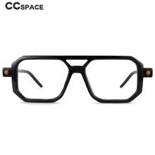 Load image into Gallery viewer, 54381 Square Big Frame Anti Blue Light Leopard Glasses Frames Men Women Computer Eyeglasses