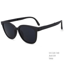 Load image into Gallery viewer, 54382 TR90 Sunglasses Foldable Men Women Shades UV400 Vintage Glasses