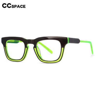54386 Acetate Big Frame Square Frames Men Women Reading Glasses