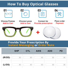 Load image into Gallery viewer, 54386 Acetate Big Frame Square Frames Men Women Reading Glasses