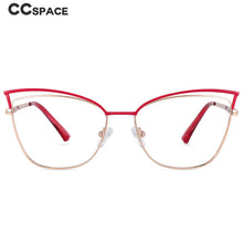 Load image into Gallery viewer, 54396 Cat Eye Optical Anti-Blue Light Retro Trend Metel Glasses Frame