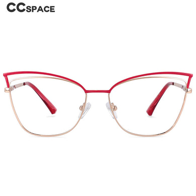 54396 Cat Eye Optical Anti-Blue Light Retro Trend Metel Glasses Frame