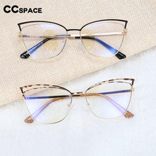 Load image into Gallery viewer, 54396 Cat Eye Optical Anti-Blue Light Retro Trend Metel Glasses Frame