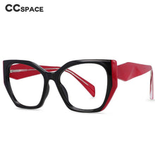 Load image into Gallery viewer, 54397 TR90 Large Frame Two-Color Stitching Anti-Blue Light Women&#39;s Retro Trend Glasses Frame