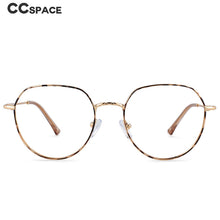 Load image into Gallery viewer, 54398 Round Frame Metel Anti Blue Light Optical Glasses Frames Women Computer Eyeglasses