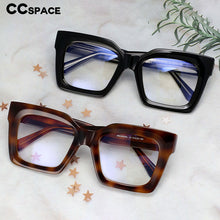 Load image into Gallery viewer, 54405 Big Frame Square Men Woman Acetate Transparent Frame Anti Blue Light Trend Retro Glasses Frame