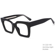 Load image into Gallery viewer, 54405 Big Frame Square Men Woman Acetate Transparent Frame Anti Blue Light Trend Retro Glasses Frame