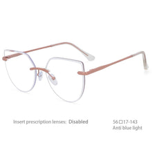 Load image into Gallery viewer, 54426 Frameless Anti Blue Light Glasses Women Computer Eyeglasses
