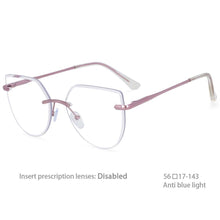 Load image into Gallery viewer, 54426 Frameless Anti Blue Light Glasses Women Computer Eyeglasses