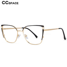 Carica l&#39;immagine nel visualizzatore di Gallery, 54427 Bule Light Blocking Metal Optical Prescription Glasses Frames Women Style Computer Eyeglasses