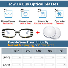 Load image into Gallery viewer, 54430 Cat Eye Anti Blue Light Glasses Frames Men Women Punk Pc Glasses Computer Eyeglasses