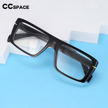 Load image into Gallery viewer, 54434 Big Frame Rectangle Men Transparent Computer Glasses Frame Anti Blue Light Eyewear Blocking Glasses