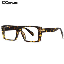 Load image into Gallery viewer, 54434 Big Frame Rectangle Men Transparent Computer Glasses Frame Anti Blue Light Eyewear Blocking Glasses