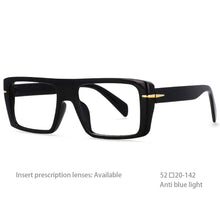 Load image into Gallery viewer, 54434 Big Frame Rectangle Men Transparent Computer Glasses Frame Anti Blue Light Eyewear Blocking Glasses