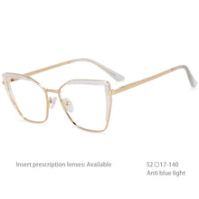Load image into Gallery viewer, 54438 Ladies Blue Light Filter Glasses Optical Glasses Frames Women Zero Glasses Computer Eyeglasses