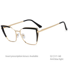Load image into Gallery viewer, 54438 Ladies Blue Light Filter Glasses Optical Glasses Frames Women Zero Glasses Computer Eyeglasses