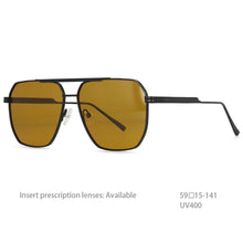 Load image into Gallery viewer, 54444 Retro Pilot Polarized Sunglasses Brand Designer Men Women Shades Uv400 Vintage Glasses