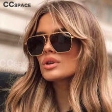 Load image into Gallery viewer, 54444 Retro Pilot Polarized Sunglasses Brand Designer Men Women Shades Uv400 Vintage Glasses