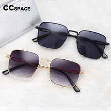 Load image into Gallery viewer, 54448 Rectangle Brand  Sunglasses for Men Chain Leg Men&#39;s and Women&#39;s Metal Sunglasses Uv400